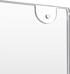 PecMuikee Acrylic Sign Holder 8.5x11, Wall Mount Acrylic Sign Holder and - Image 7