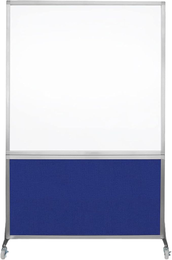 DivideWrite Mobile Whiteboard | Double Sided Dry Erase Board | Portable Office by VERSARE