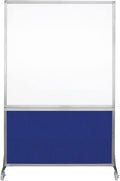 DivideWrite Mobile Whiteboard | Double Sided Dry Erase Board | Portable Office by VERSARE