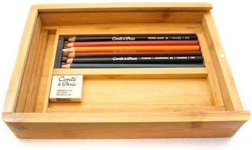 conté à paris pastel carré & sketch pencil showing dimensions