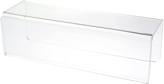 Source One Deluxe Clear Acrylic Cubicle Name Plate by SOURCEONEDISPLAYS