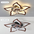 flower modern ceiling fans with lights, low profile, package contents