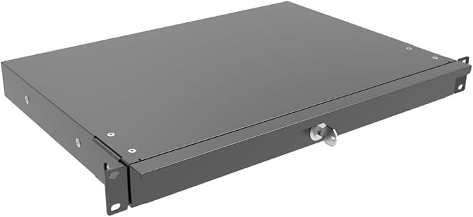 QiaoYoubang 1U Server Cabinet Case 19 Inch Rack Mount Lockable Drawer - Image 2