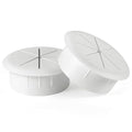 HYCC 2 Pack 2 Inch Flexible Desk Grommet, Organize Wires and Cables on Office by HYCC