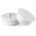 HYCC 2 Pack 2 Inch Flexible Desk Grommet, Organize Wires and Cables on Office by HYCC