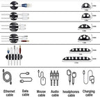 Cord Management Organizer Kit 4 Cable Sleeve split - Image 3