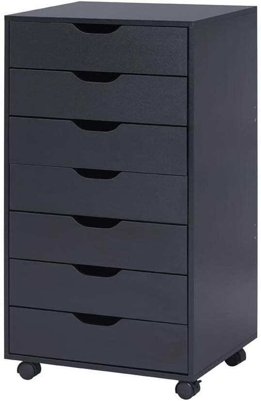 Naomi Home Debbie 7-Drawer Craft & Office Storage Cabinet, Spacious - Image 9