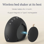 anjank super loud alarm clock with wireless bed showing dimensions