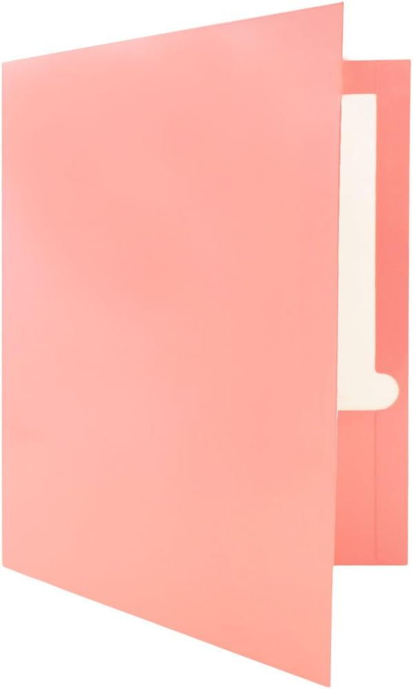 JAM PAPER Laminated Two Pocket Glossy School Folders - Image 3