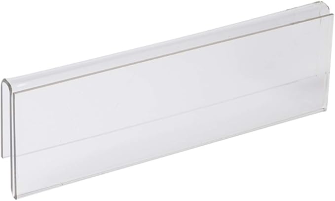 Acrylic Partition Name Plate Holders - Image 2