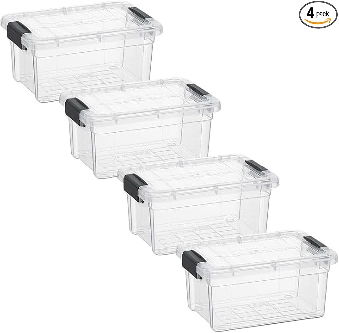 Superio Clear Storage Boxes by Superio