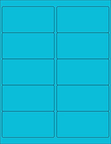 NextDayLabels - 8-1/2 x 11 Neon Color High Light Fluorescent Labels by NextDayLabels
