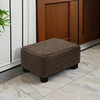 carolmade small foot stool ottoman footstool with legs, package contents