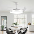 retractable ceiling fans with lights and remote, 42, view 9