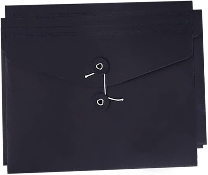 10pcs A4 Kraft Paper Envelopes Portfolio Foolscap File Folders Document Folder by iNelihoo