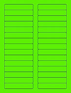 NextDayLabels - 8-1/2 x 11 Neon Color High Light Fluorescent Labels - Image 2