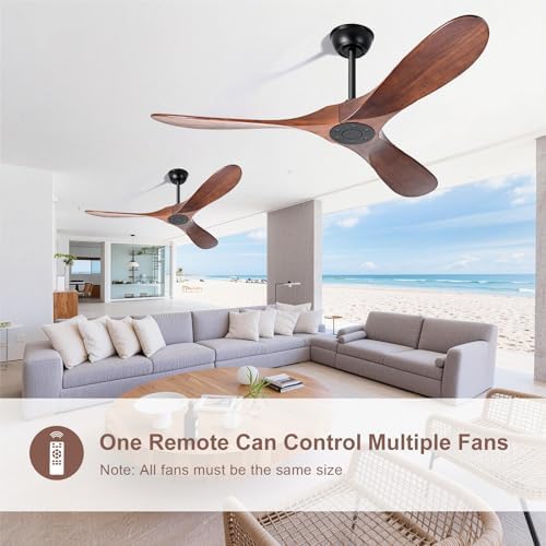 heimo 52 inch ceiling fan no light, wood, package contents
