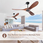 heimo 52 inch ceiling fan no light, wood, package contents