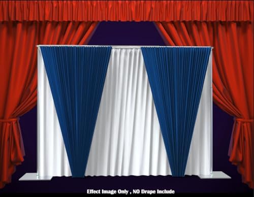 Adjustable Backdrop Stand Pipe Kit Heavy Duty Quick Set Up for Wedding&Pa...