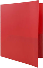 JAM PAPER Plastic 2 Pocket POP Folders - Image 3