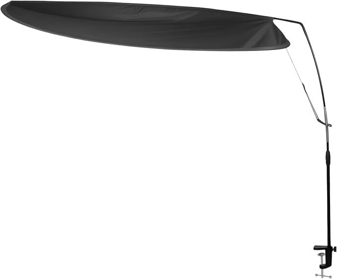 Adjustable Office Cubicle & Desk Shade – 43" Extra-Large Oval Design by CKAGF