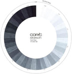 copic sketch alcohol markers, 12pc set, cool gray, close-up detail