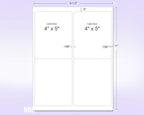 8-1/2 x 11" Neon Color High Light Fluorescent Labels - Image 2