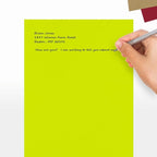 LUXPaper 8.5" x 11" Paper | Letter Size | Wasabi Green | 80lb. Text | 50 Qty - Image 5