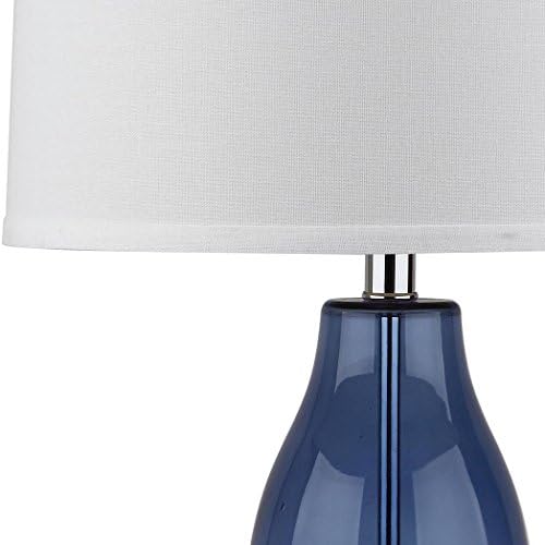 Safavieh Lighting Collection Mercurio Double Gourd Blue and White Table Lamp,...