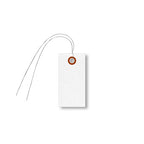 SmartSign 3.25 x 1.625 inch “White” Blank Tyvek Shipping Tags - Image 5