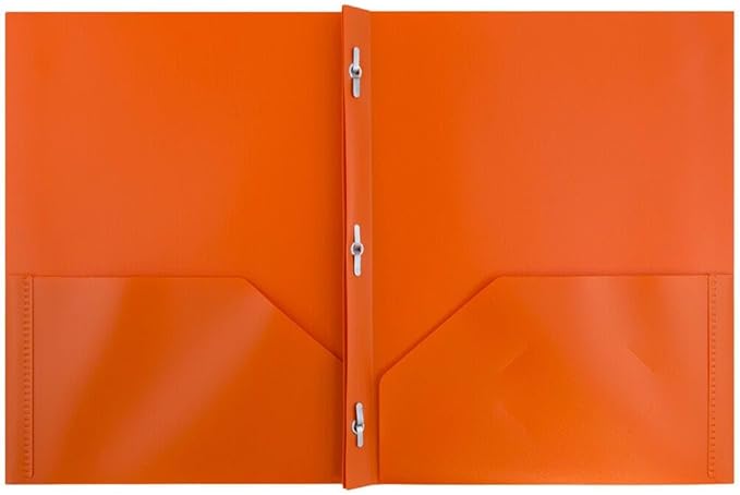JAM PAPER Plastic Color Pop Folders - Image 2