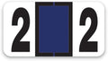 File Right Number Labels Roll – Color-Coded Numeric Filing Labels, 1-5/8" × by Unknown