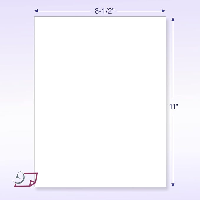 NextDayLabels - Pack of 500 Sheets 8-1/2" x 11" Letter Size CFB NCR Paper - Image 2