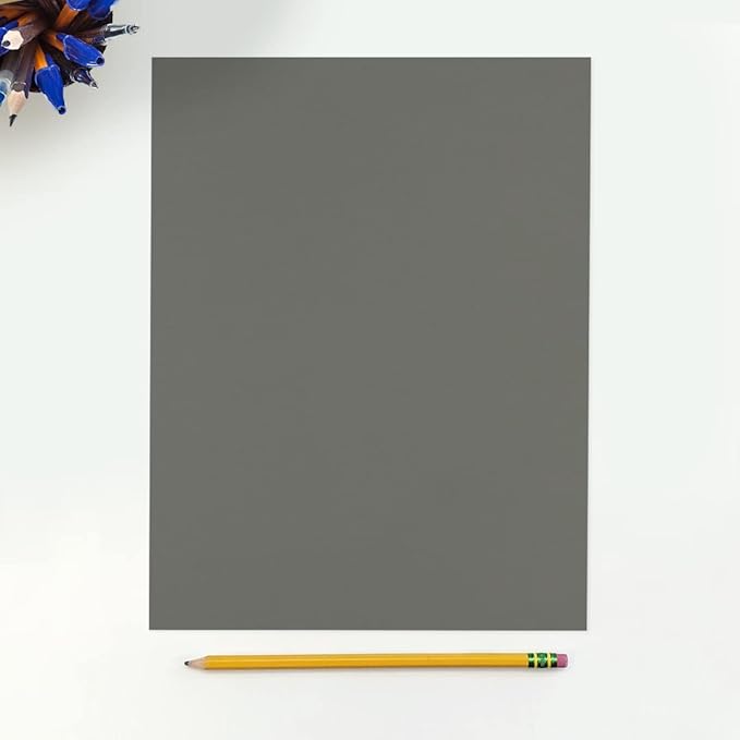 LUXPaper 8.5" x 11" Cardstock | Letter Size | Smoke Gray | 100lb. Cover | 50 Qty - Image 2