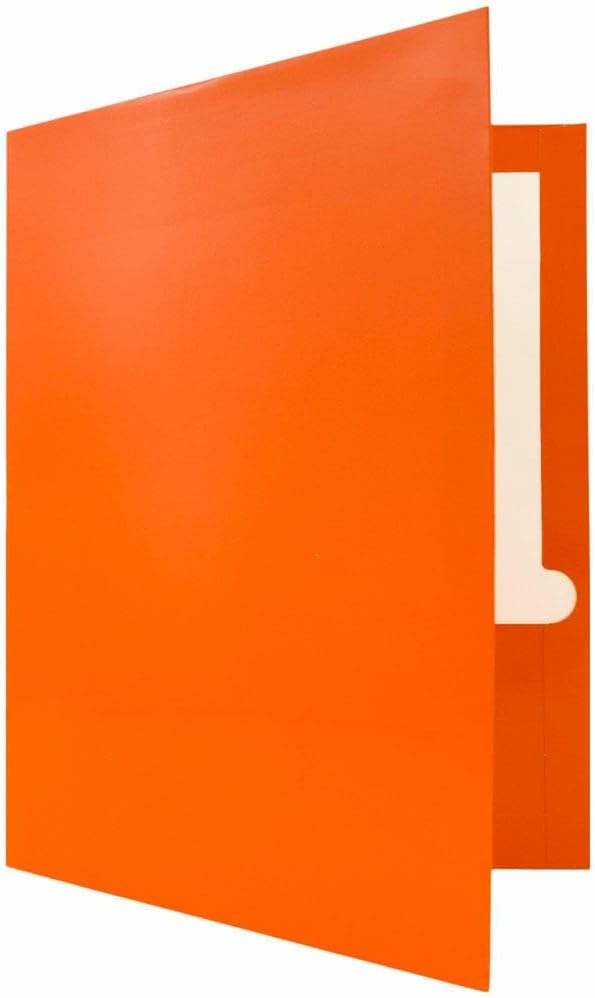JAM PAPER Laminated Two Pocket Glossy Folders - Image 3