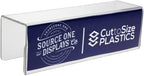 Source One Deluxe Clear Acrylic Cubicle Sign Holder & Name Plates by SOURCEONEDISPLAYS