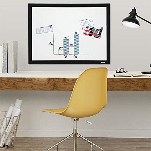 Quartet Whiteboard, Dry Erase Board, Magnetic, 17" x 23", White Boa...