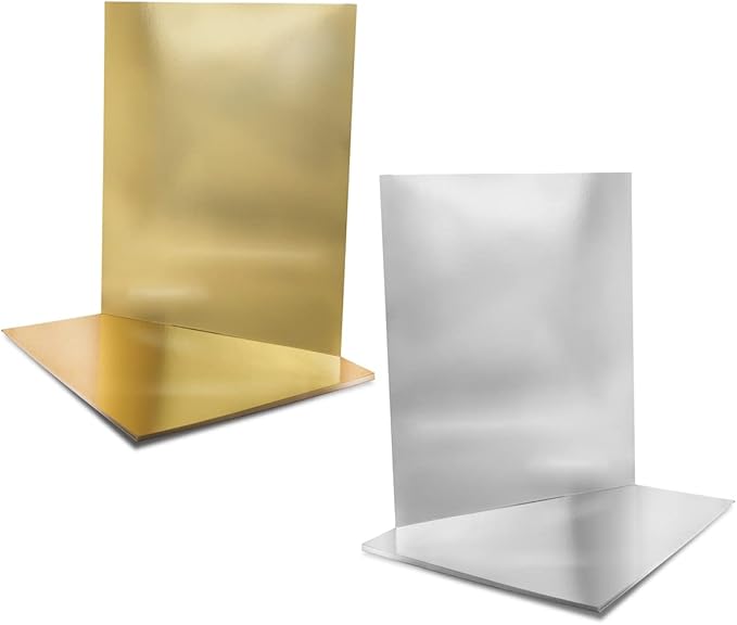Hygloss Metallic Cardstock Sheets – 50 Shiny Gold & Silver Sheets, 8.5” x 11” - Image 4