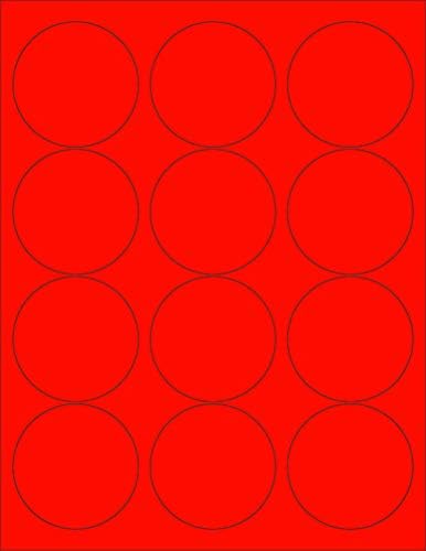 8-1/2 x 11" Neon Color High Light Fluorescent Labels by NextDayLabels