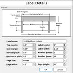 1" x 2-5/8" Address Labels 900 Labels Sticker Paper - Image 3