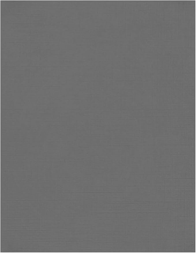 LUXPaper 8.5" x 11" Cardstock | Letter Size | Sterling Gray Linen | 100lb. by LUXPaper