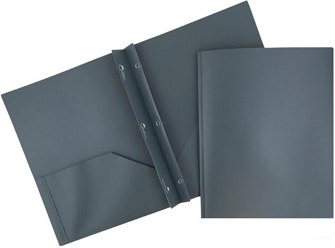 JAM PAPER Plastic Color Pop Folders by JAMPaper