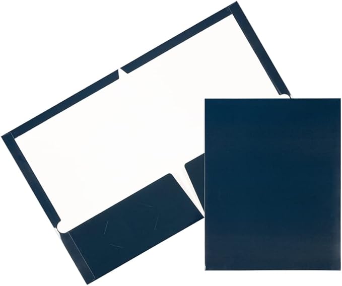 JAM PAPER Laminated Two Pocket Glossy School Folders by JAMPaper