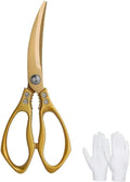 Large Ribbon Cutting Scissors, Heavy duty gold stainless steel scissors by Unknown