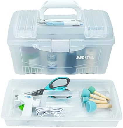 artbin twin top 17-inch craft supply box with, main product view