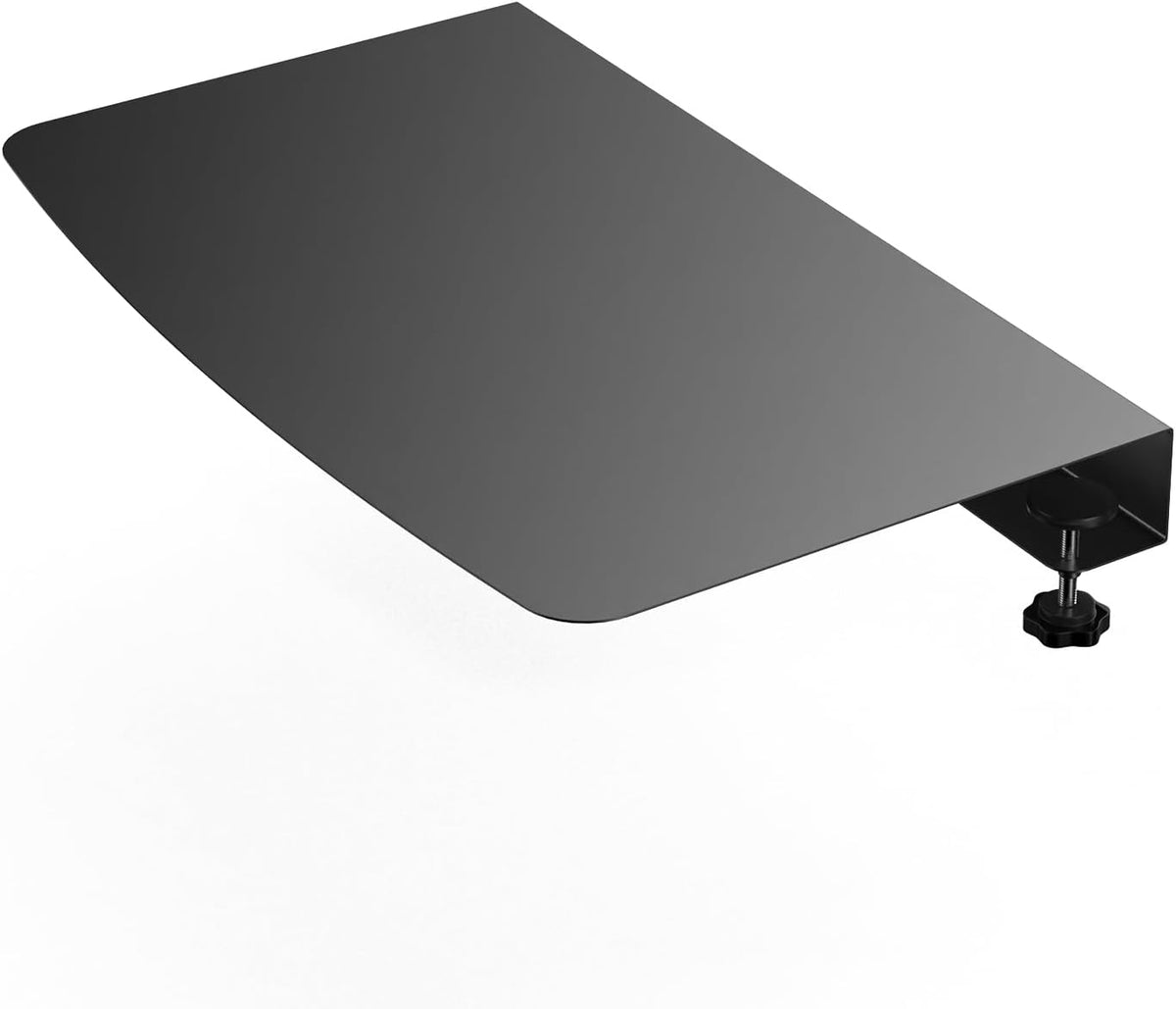 17 inch Clamp-on Corner Desk Connector Sleeve Plate, L Desk Platform Extender...