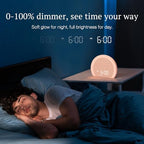 anjank loud alarm clock with wireless bed shaker, front angle view