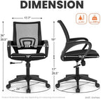 neo chair office computer chair ergonomic mid-back mesh, close-up detail