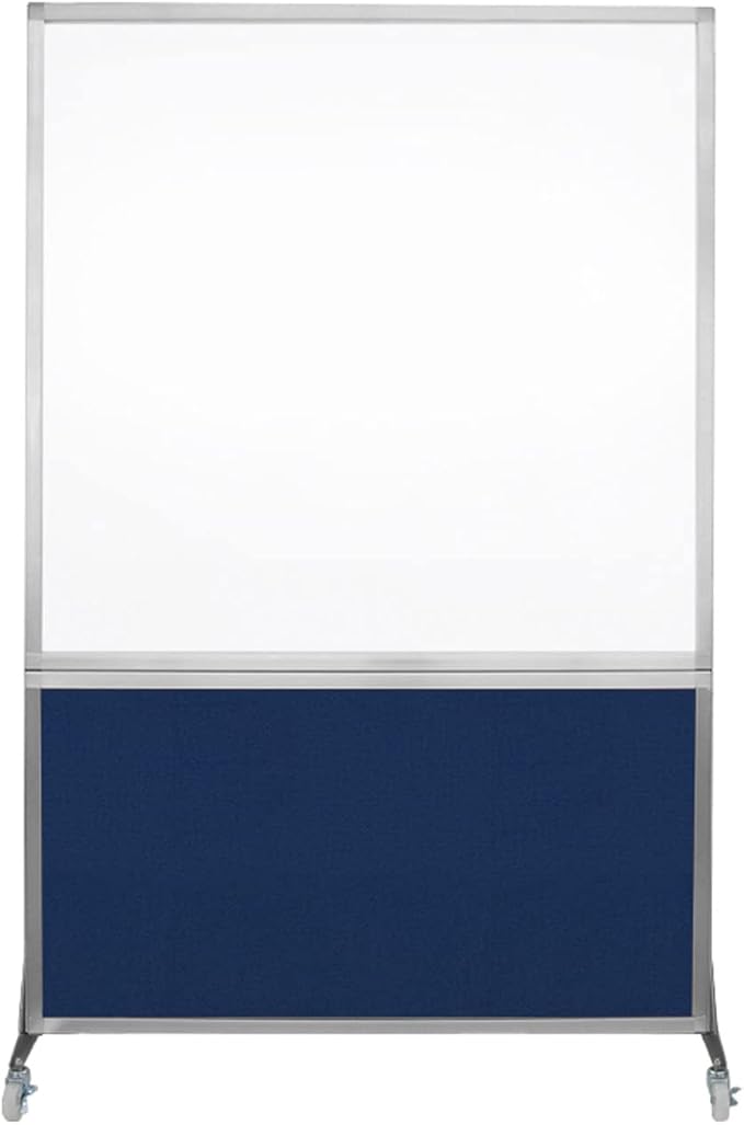 DivideWrite Mobile Whiteboard | Double Sided Dry Erase Board | Portable Office by VERSARE