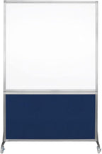 DivideWrite Mobile Whiteboard | Double Sided Dry Erase Board | Portable Office by VERSARE